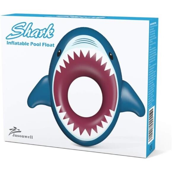Swimming‎ Inflatable Shark Pool Floaties Water Fun Summer Beach for Kids - Picture 7 of 7